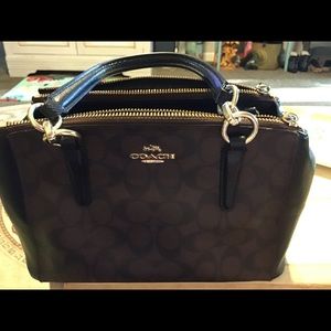 Signature Coach small carryall satchel